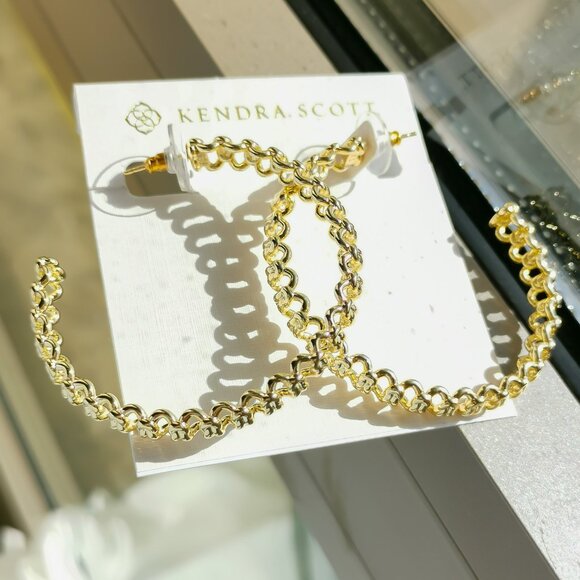 Kendra Scott Jewelry - Kendra Scott | Fallyn | Gold Hoop Earrings